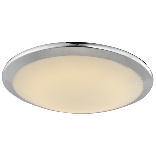 Cermack St. 15-Inch Polished Chrome LED Flush Mount by Avenue Lighting