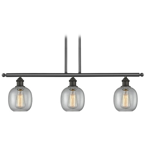 Innovations Lighting Innovations Lighting Belfast Oil Rubbed Bronze Island Light with Globe Shade 516-3I-OB-G104