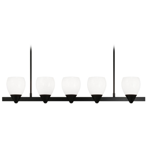 Matteo Lighting Reya Black Chandelier by Matteo Lighting C74015BK