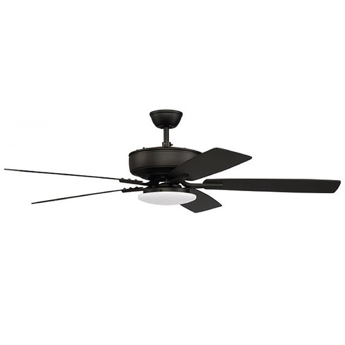 Pro Plus 112 52-Inch LED Fan in Flat Black by Craftmade Lighting