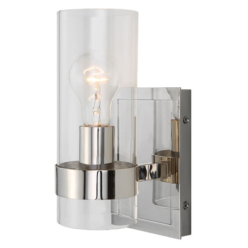 Uttermost Lighting The Uttermost Company Kalizma Home Cardiff Polished Nickel Sconce 22550