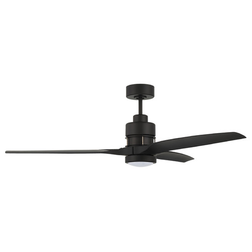 Craftmade Lighting Sonnet WiFi 60 Flat Black LED Ceiling Fan by Craftmade Lighting SONWF60FB3-FBP