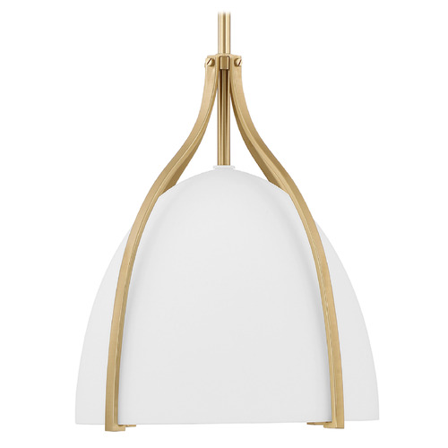 Hunter Fan Company Hunter Fan Company Arcelia Alturas Gold Pendant Light with Bowl / Dome Shade 48118