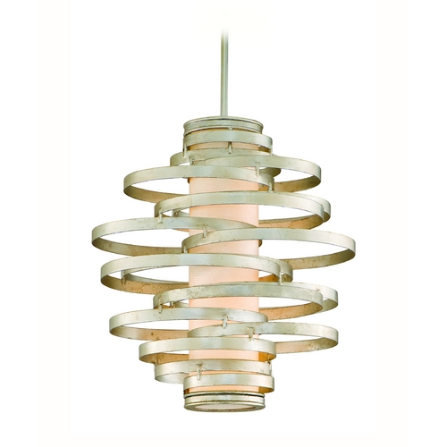 Corbett Lighting Modern Pendant in Modern Silver by Corbett Lighting 128-42