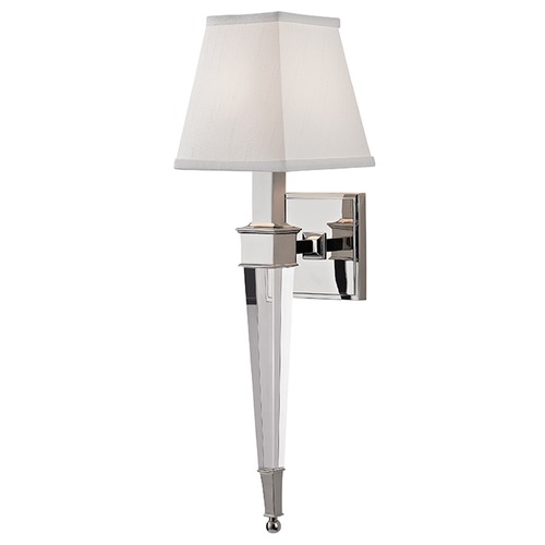 Ruskin Sconce in Polished Nickel by Hudson Valley Lighting