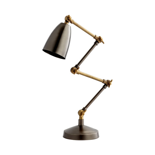 Angleton Desk Lamp in Bronze & Brass by Cyan Design