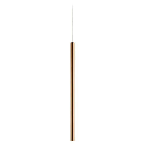 Flute 23.75-Inch LED Pendant in Rose Gold by ET2 Lighting