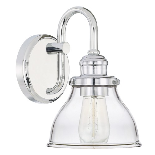 Baxter 10-Inch High Wall Sconce in Chrome by Capital Lighting