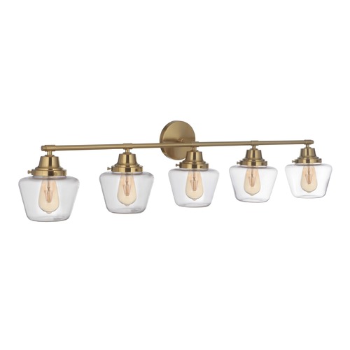 Essex 48.25-Inch Bath Light in Satin Brass by Craftmade Lighting