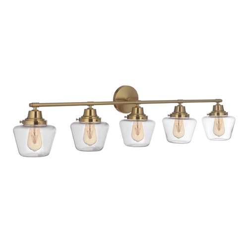 Craftmade Lighting Essex 48.25-Inch Bath Light in Satin Brass by Craftmade Lighting 19548SB5