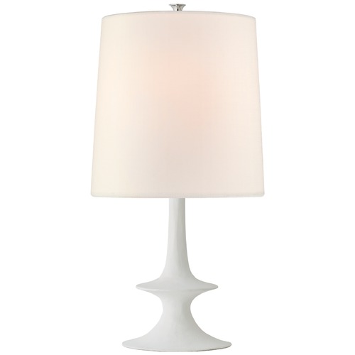 Visual Comfort Signature Collection Aerin Lakmos Medium Table Lamp in Plaster White by Visual Comfort Signature ARN3323PWL
