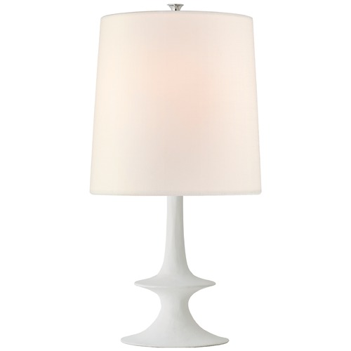Aerin Lakmos Medium Table Lamp in Plaster White by Visual Comfort Signature