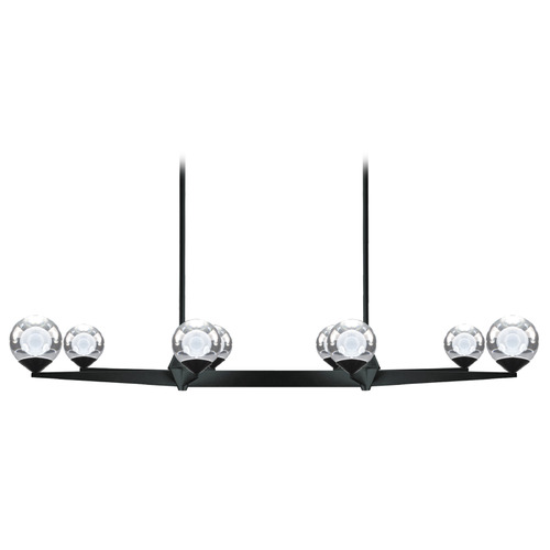 Double Bubble Black LED Linear Light by Modern Forms