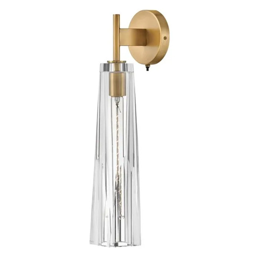 Fredrick Ramond Cosette Wall Sconce in Heritage Brass by Fredrick Ramond FR31100HBR-CL