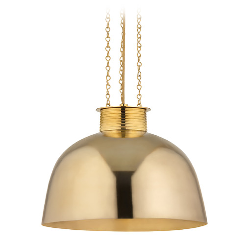Corbett Lighting Perseus Vintage Brass Pendant