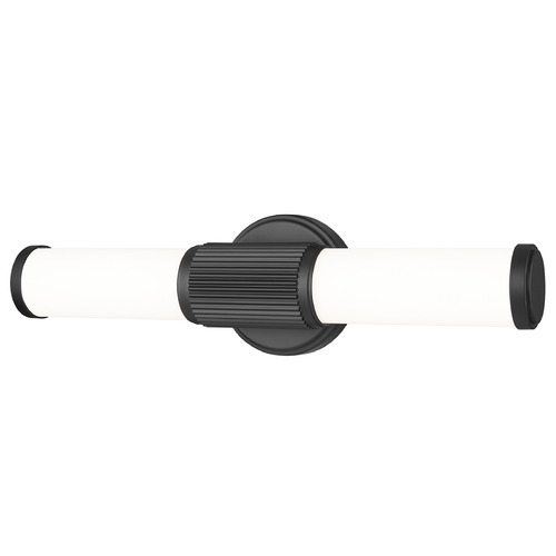 Z-Lite Z-Lite Solange Matte Black LED Vertical Bathroom Light 1021-18W-MB-LED