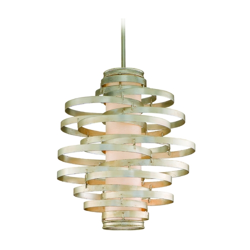 Corbett Lighting Modern Pendant in Modern Silver by Corbett Lighting 128-43