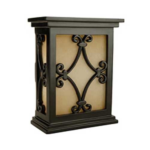 Designer Chime with Scroll Design in Black by Craftmade Lighting