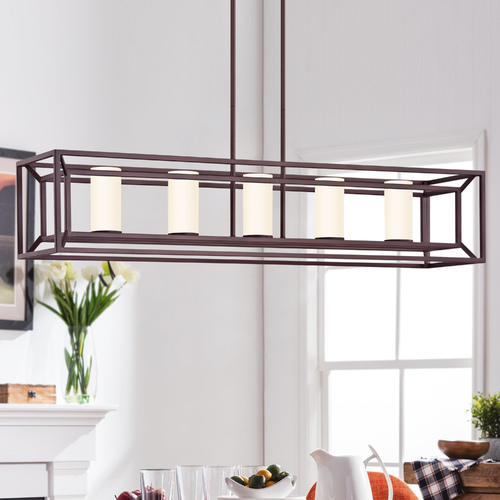 Design Classics Lighting Harmony 42-Inch Linear Pendant in Royal Bronze by Design Classics 1748-30 G174-W