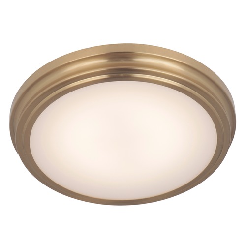 13-Inch LED Satin Brass Flush Mount by Craftmade Lighting