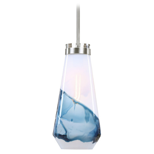 Windswept Brushed Nickel Mini-Pendant Light by Uttermost Lighting