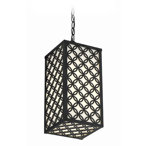 Eurofase Lighting Clover LED Outdoor Pendant in Black by Eurofase Lighting 42697-015