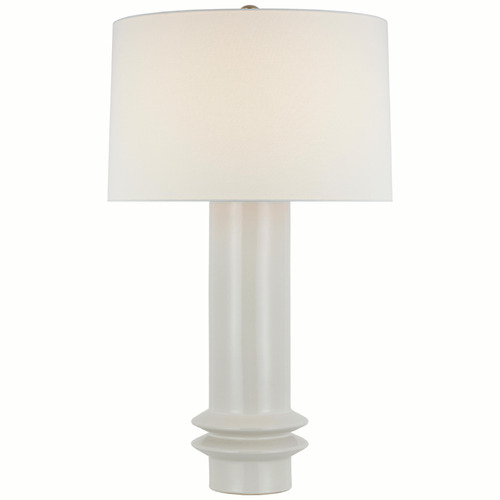 Visual Comfort Signature Collection Paloma Contreras Montaigne Lamp in White by Visual Comfort Signature PCD3603NWT-L