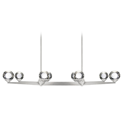 Double Bubble Satin Nickel LED Linear Light by Modern Forms