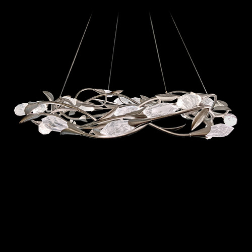 Secret Garden Antique Silver LED Pendant by Schonbek Lighting