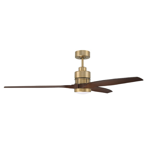 Craftmade Lighting Sonnet WiFi 60 Satin Brass LED Ceiling Fan by Craftmade Lighting SONWF60SB3-WALP