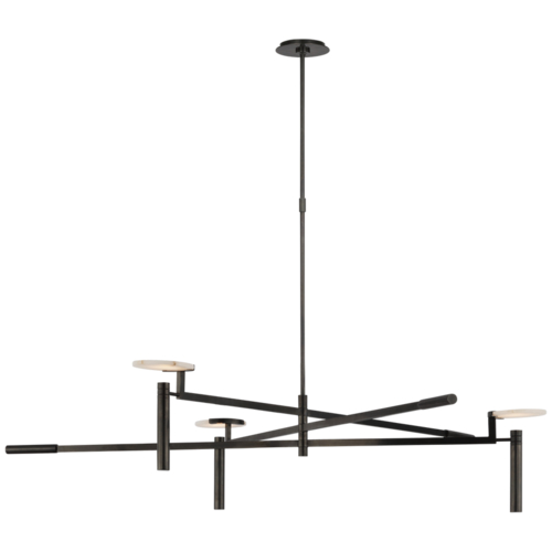 Visual Comfort Signature Collection Melange Grande LED Chandelier in Bronze by Visual Comfort Signature KW5603BZ-ALB