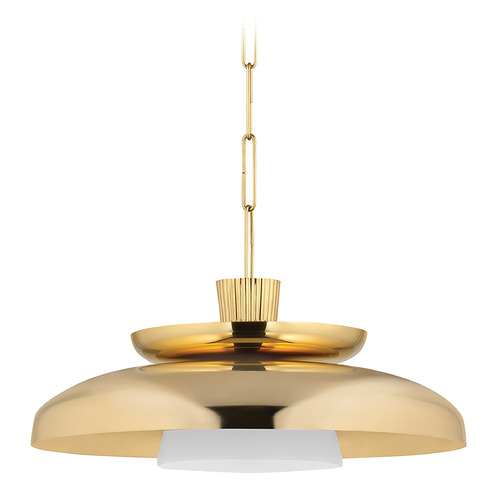 Corbett Lighting Ravenna Vintage Brass Pendant