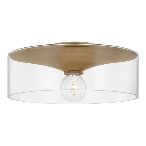 Troy Lighting Killian Patina Brass LED Flushmount Light