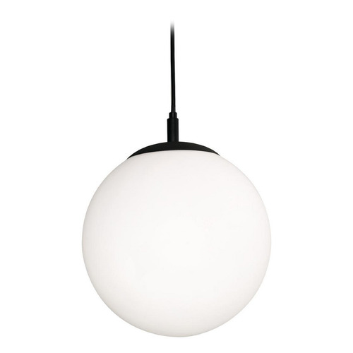 AFX Lighting Afx Lighting Loretto Black Pendant Light with Globe Shade LRTP11MBBK