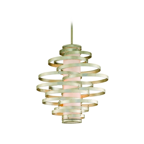 Corbett Lighting Modern Pendant in Modern Silver by Corbett Lighting 128-44