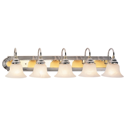 Livex Lighting Livex Lighting Belmont Chrome & Polished Brass Bathroom Light 1005-52