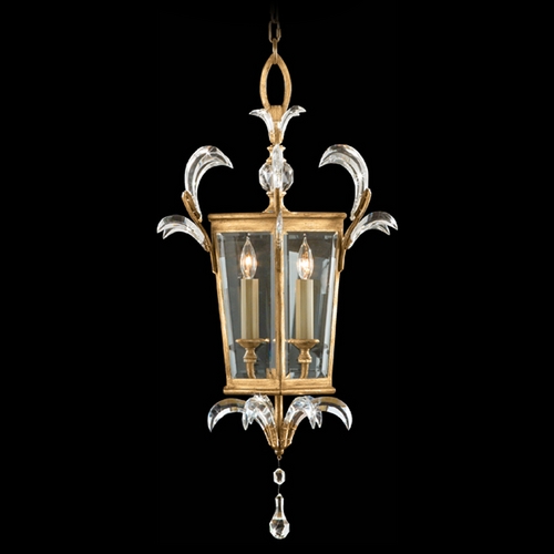 Fine Art Lamps Beveled Arcs Gold Leaf Pendant Light