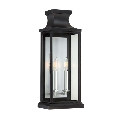 Brooke 20-Inch Outdoor Wall Lantern in Matte Black by Savoy House