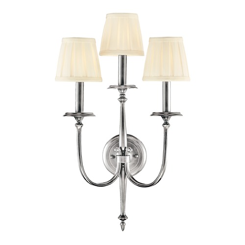 Hudson Valley Lighting Jefferson Polished Nickel Sconce by Hudson Valley Lighting 5203-PN