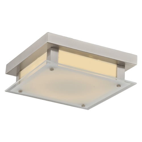 Avenue Lighting Cermack St. 12-Inch Brushed Nickel LED Flush Mount by Avenue Lighting HF1104-BN