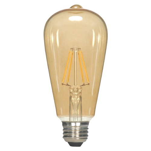 Satco Lighting 7W LED ST19 Vintage Filament Light Bulb in 2000K by Satco Lighting S9579