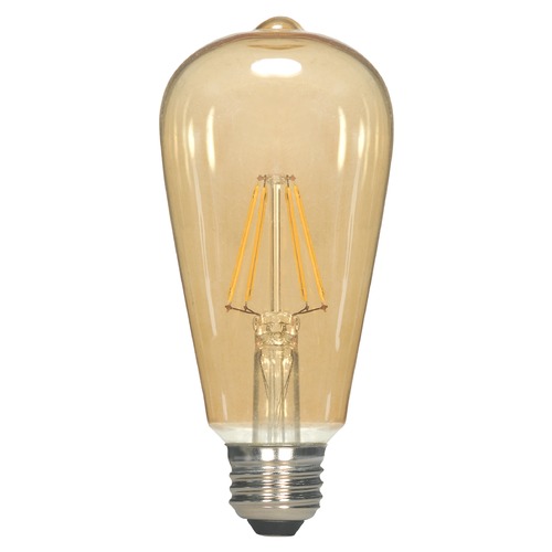 7W LED ST19 Vintage Filament Light Bulb in 2000K by Satco Lighting