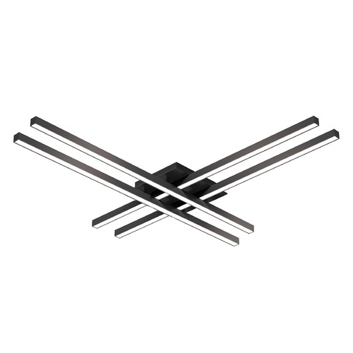 Vega Minor Black LED Semi-Flush Mount by Kuzco Lighting