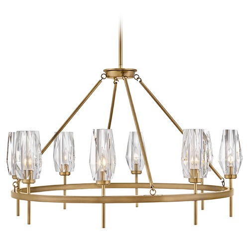 Ana 8-Light Large Chandelier in Heritage Brass by Hinkley Lighting