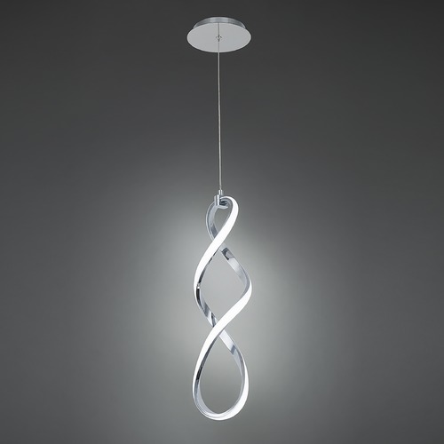 WAC Lighting Interlace LED Mini Pendant in Chrome 3000K by WAC Lighting PD-47821-CH