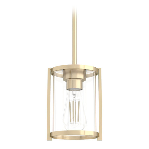 Hunter Fan Company Astwood Alturas Gold Mini-Pendant Light with Cylindrical Shade