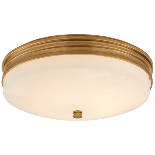 Visual Comfort Signature Collection Chapman & Myers Launceton LED Flush Mount in Brass by Visual Comfort Signature CHC4601ABWG