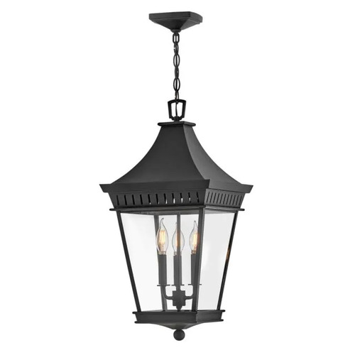 Chapel Hill 26-Inch Outdoor Hanging Light in Black by Hinkley Lighting