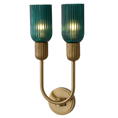 Kalco Lighting Kalco Lighting Verde Satin Brass Sconce 519621STB