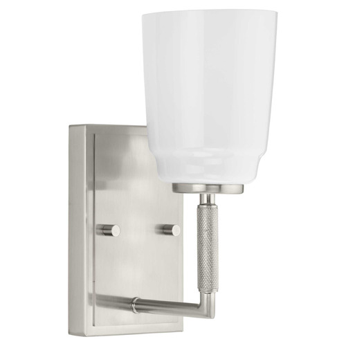1-Light Bath from the Spenser Collection in Brushed Nickel Finish